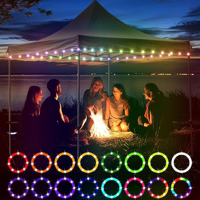 40ft Fairy String Lights, Waterproof Patio