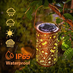 Dragonfly Solar Lanterns, Waterproof LED Yard Lights