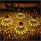 Garden Solar Hanging Lanterns, Metal Yard Decor
