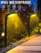 Solar Pathway Lights 4-Pack, Garden LED