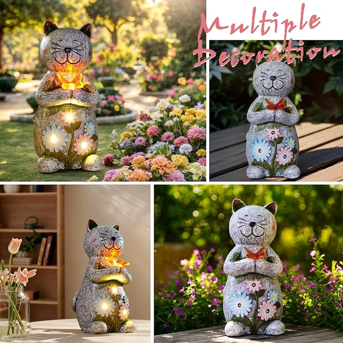 Butterfly Solar Lawn Figurine Light, Waterproof