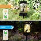 Butterfly Solar Lanterns, Waterproof LED Patio Lights