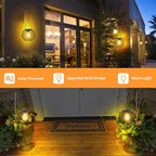 Backyard Solar Lantern Set 2-Pack, Classic Backyard Lighting