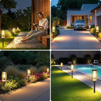 8-Pack Solar Landscape Lights for Walkway