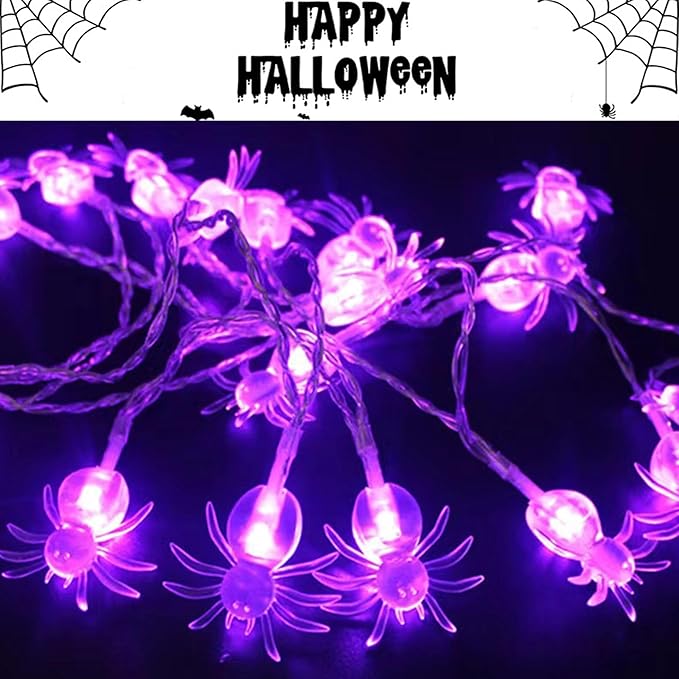 10ft Christmas LED String Lights, Waterproof Timer Lights