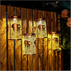 Backyard Solar Lanterns, Waterproof LED Garden Lights