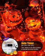 Christmas LED String Lights, Waterproof Timer Lights