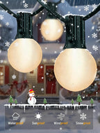 Christmas Twinkle Lights, 25ft Waterproof for Backyard