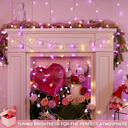 Christmas String Lights, 100 LED Waterproof Twinkle Lights