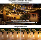 Rechargeable Camping String Lights, 240ft -Mode