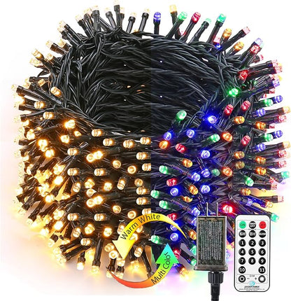 Christmas Fairy Lights, 16ft 1000 LED Battery Twinkle Lights