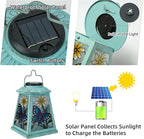 Solar Butterfly Lanterns, Porch Hanging LED Decor
