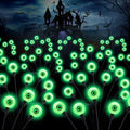 Green Solar Pathway Lights 4-Pack, Yard LED