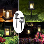 Garden Solar Lantern Set 8-Pack, Decorative Patio Lighting