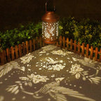 Hummingbird Solar Backyard Lanterns, Rustic Waterproof LED