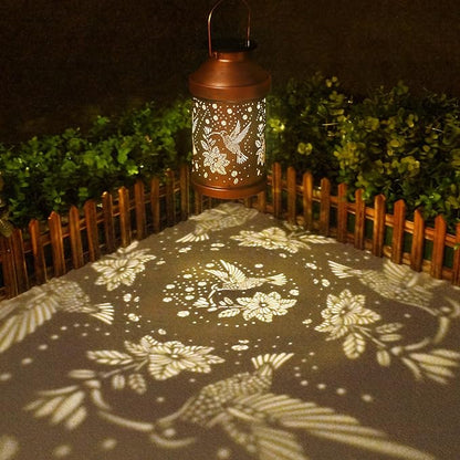 Mothers Day Gifts for Mom Grandma - Birthday Gifts for Women, Hummingbird Solar Lights Outdoor - Mothers Day Gifts, Solar Lanterns Outdoor Waterproof Garden Decor for Outside