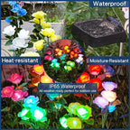 Solar Garden Path Lights 2-Pack, Waterproof