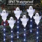 Solar Garden Path Lights 6-Pack, Waterproof