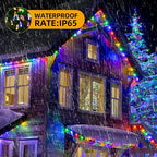 Christmas String Lights, 33ft 100 LED Waterproof Twinkle Lights