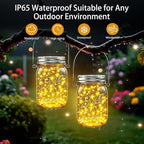 12-Pack LED Patio String Lights, Waterproof Outdoor