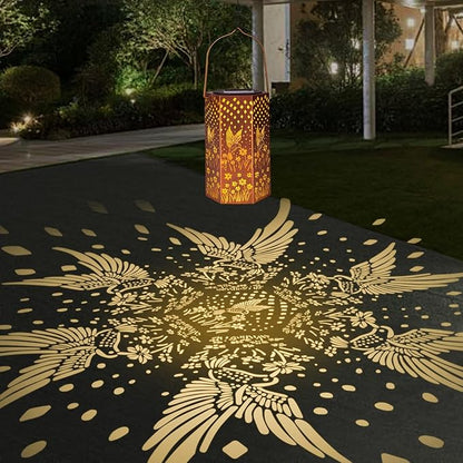Mothers Day Gifts for Mom Grandma - Birthday Gifts for Women, Hummingbird Solar Lights Outdoor, Solar Lanterns Outdoor Waterproof Home Decor, Garden Decor for Outside