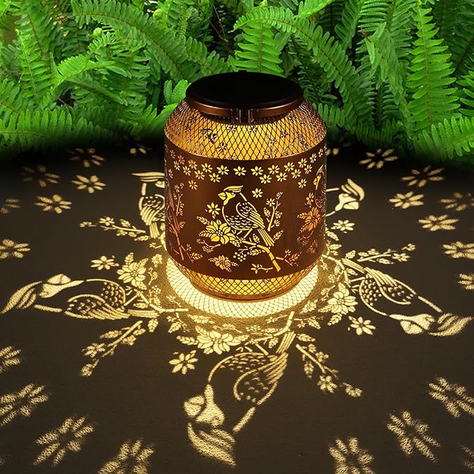 Butterfly Solar Hanging Lanterns, Classic Patio Decor