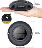 4-Pack Solar Dock Lights, Outdoor LED
