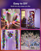 Christmas Fairy Lights 4-Pack, 60 LED Battery Twinkle Lights