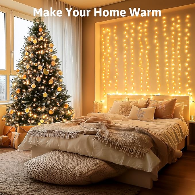 Christmas Fairy Lights, 33ft 100 LED Battery Twinkle Lights