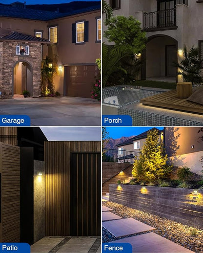 Peasur Solar Outdoor Lights [5 Pack/140LED], Motion Sensor Light Ultra-Bright, Solar Powered Security Lights 3 Modes, Waterproof for Outside Garden Yard (Warm White)