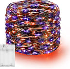 Halloween String Lights, 20ft 60 LED Waterproof Twinkle Lights