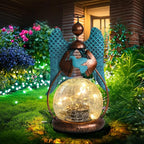 Globe Solar Lantern Set, Classic Patio Lighting
