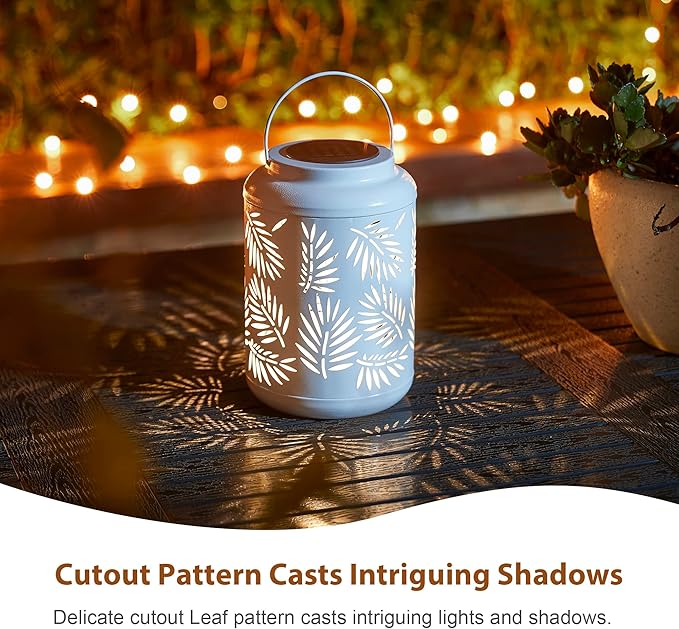Solar Garden Lanterns, Porch Hanging LED Decor