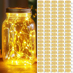 100-Pack Christmas String Lights, Waterproof Twinkle Lights