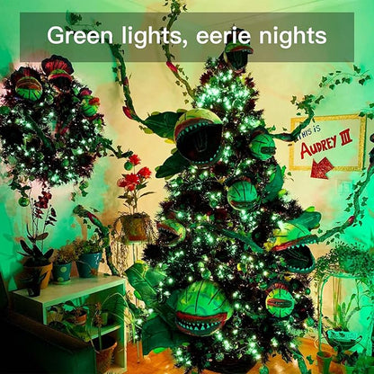200 LED Christmas Twinkle Lights, 66ft Waterproof for Patio