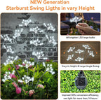 White Solar Pathway Lights 2-Pack, Yard LED