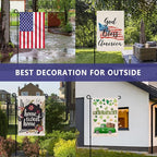 Solar Flagpole Lamp, Auto On/Off