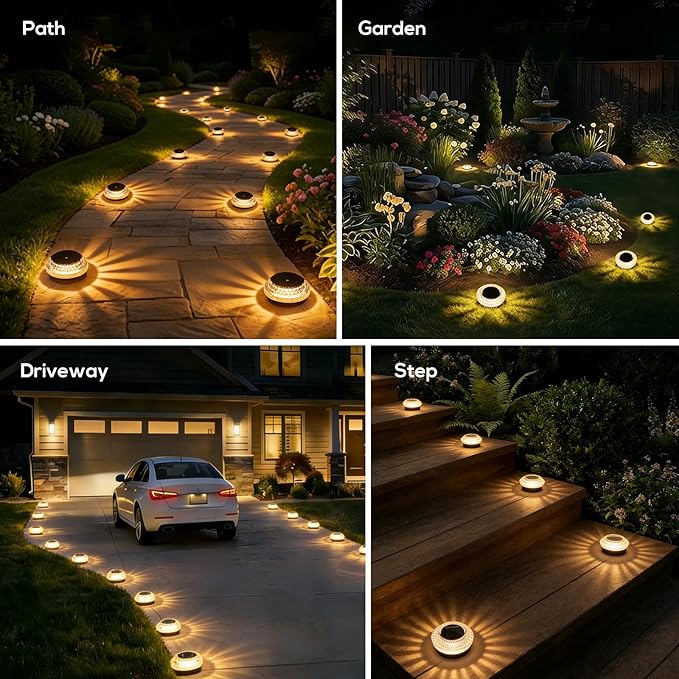 Solar Dock Lights, Waterproof LED