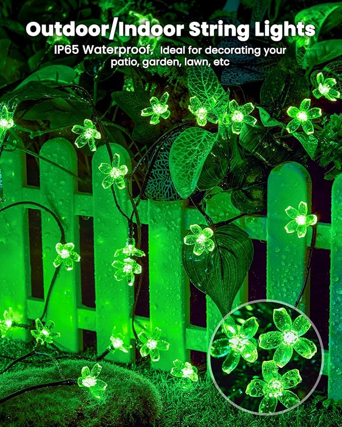 Christmas String Lights, 60 LED Waterproof Twinkle Lights
