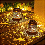 Horse Solar Porch Lanterns, Charming Waterproof LED