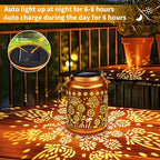Solar Butterfly Lanterns 2-Pack, Backyard Hanging LED Decor