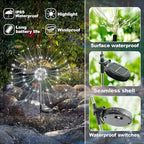 6-Pack Solar Landscape Lights for Walkway