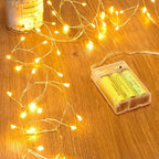 Christmas String Lights, 60 LED Waterproof Twinkle Lights