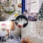 33ft Cool White Outdoor Edison String Lights, Weatherproof
