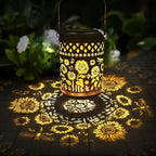 Sunflower Solar Lanterns, Waterproof LED Yard Lights