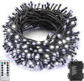 Christmas String Lights, 33ft 100 LED Waterproof Twinkle Lights
