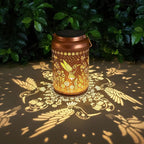 2-Pack Charming Hummingbird Solar Lanterns for Yard, Waterproof LED