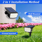 Solar Landscape Spotlights, LED
