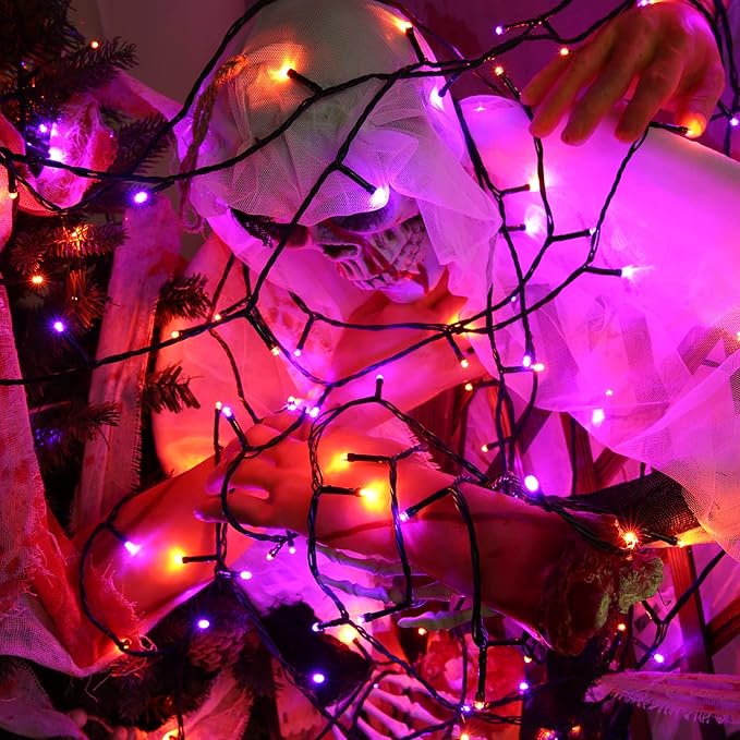 72ft Christmas LED String Lights, Waterproof Timer Lights