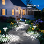 8-Pack Solar Landscape Lights for Walkway